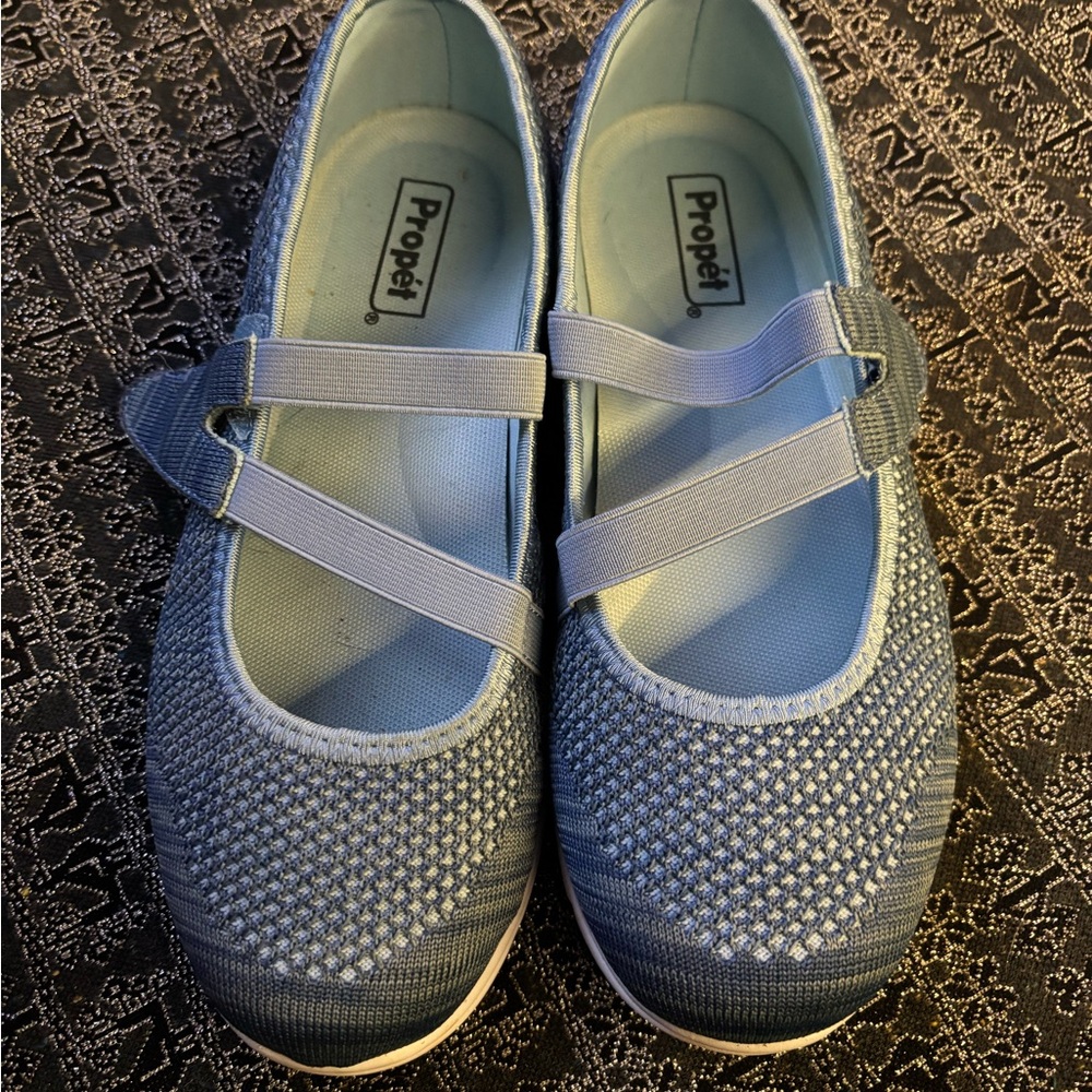 Propet Women's Light Blue Mary Jane Dress Shoes